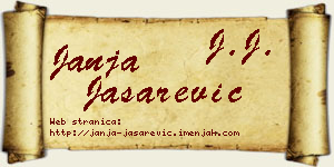 Janja Jašarević vizit kartica